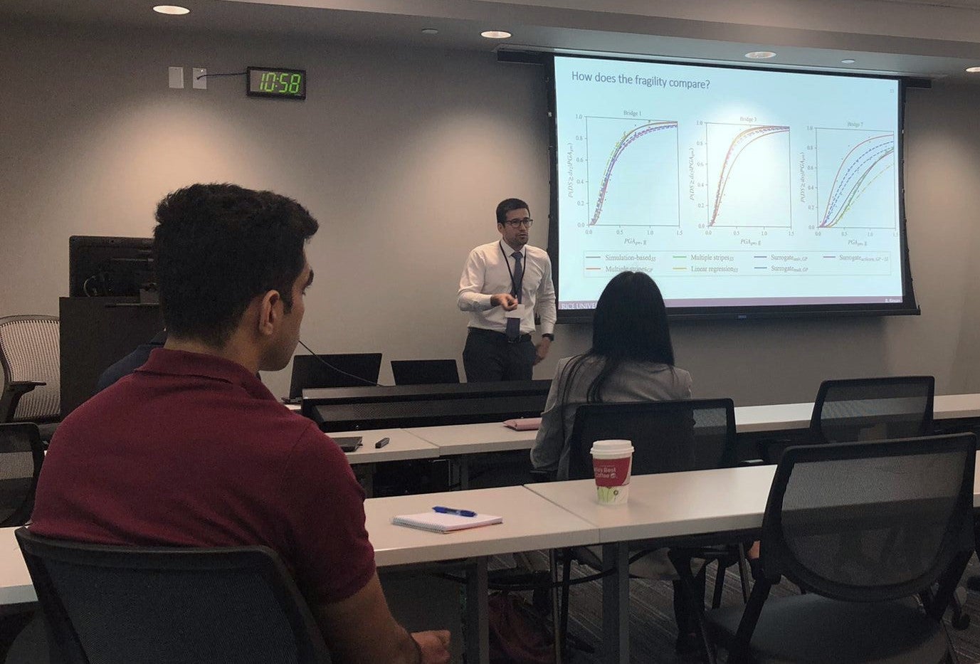 Raul presenting at the 2022 SimCenter Symposium (2022)