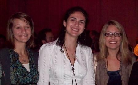 Emily, Danusa, and Dr. Padgett at Conference Banquet (2010)