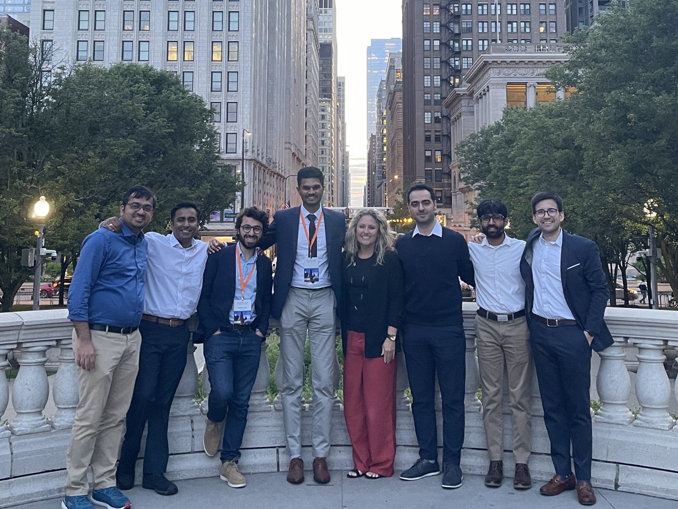 Past and present group members at EMI/PMC conference (2024)