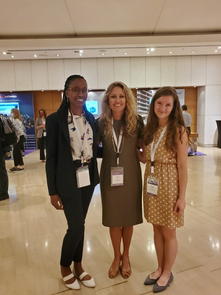 Dr. Jazalyn Dukes (former group member) , Dr. Jamie Padgett and Kendall Capshaw at ICONHIC (2022)