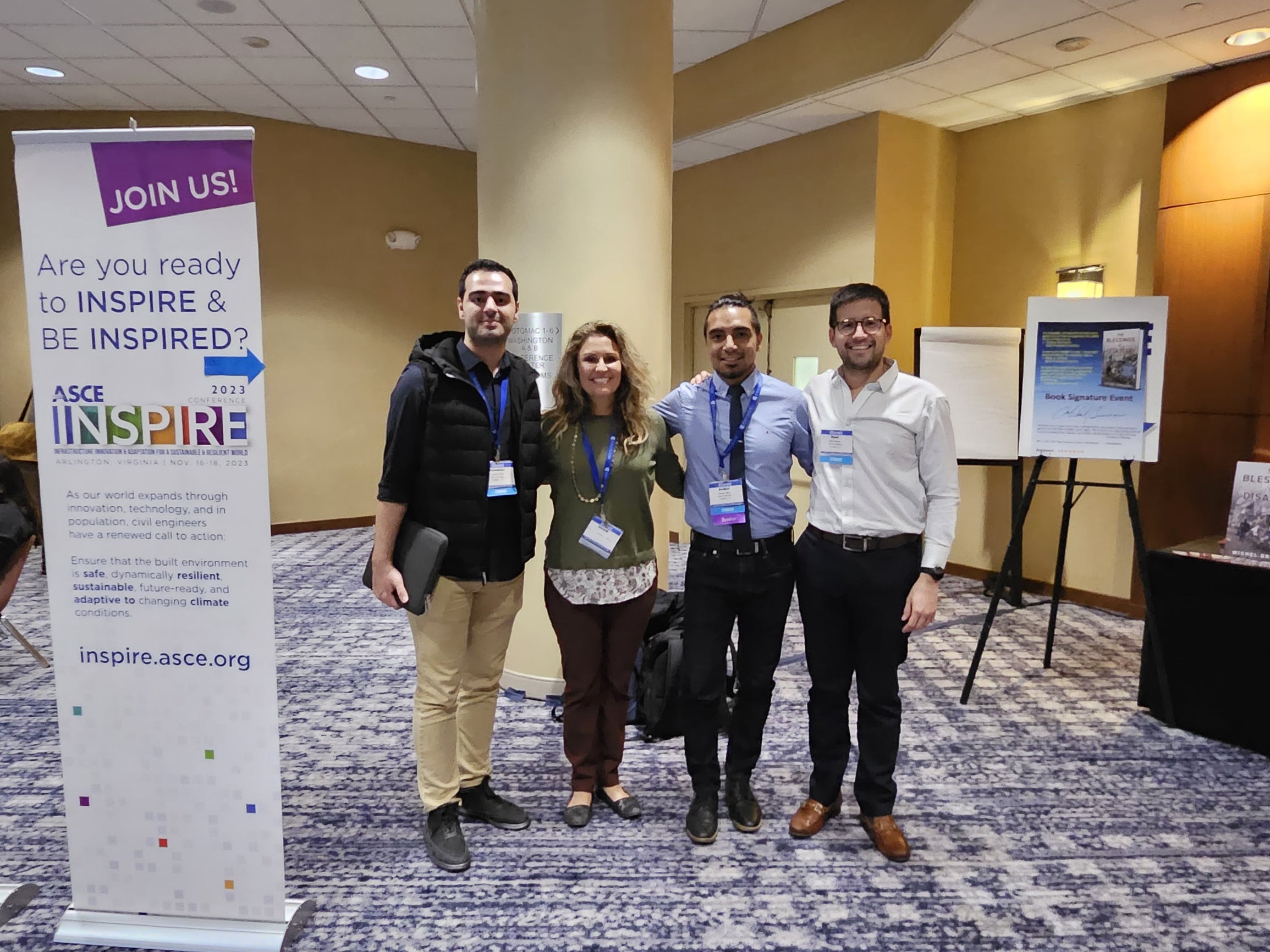 (2023) Group at the ASCE INSPIRE conference